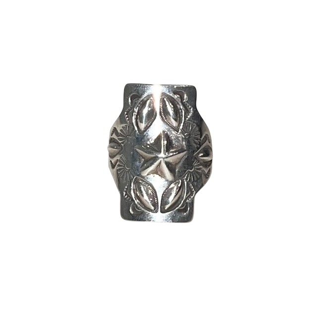 RAY ADAKAI silver stamp ring
