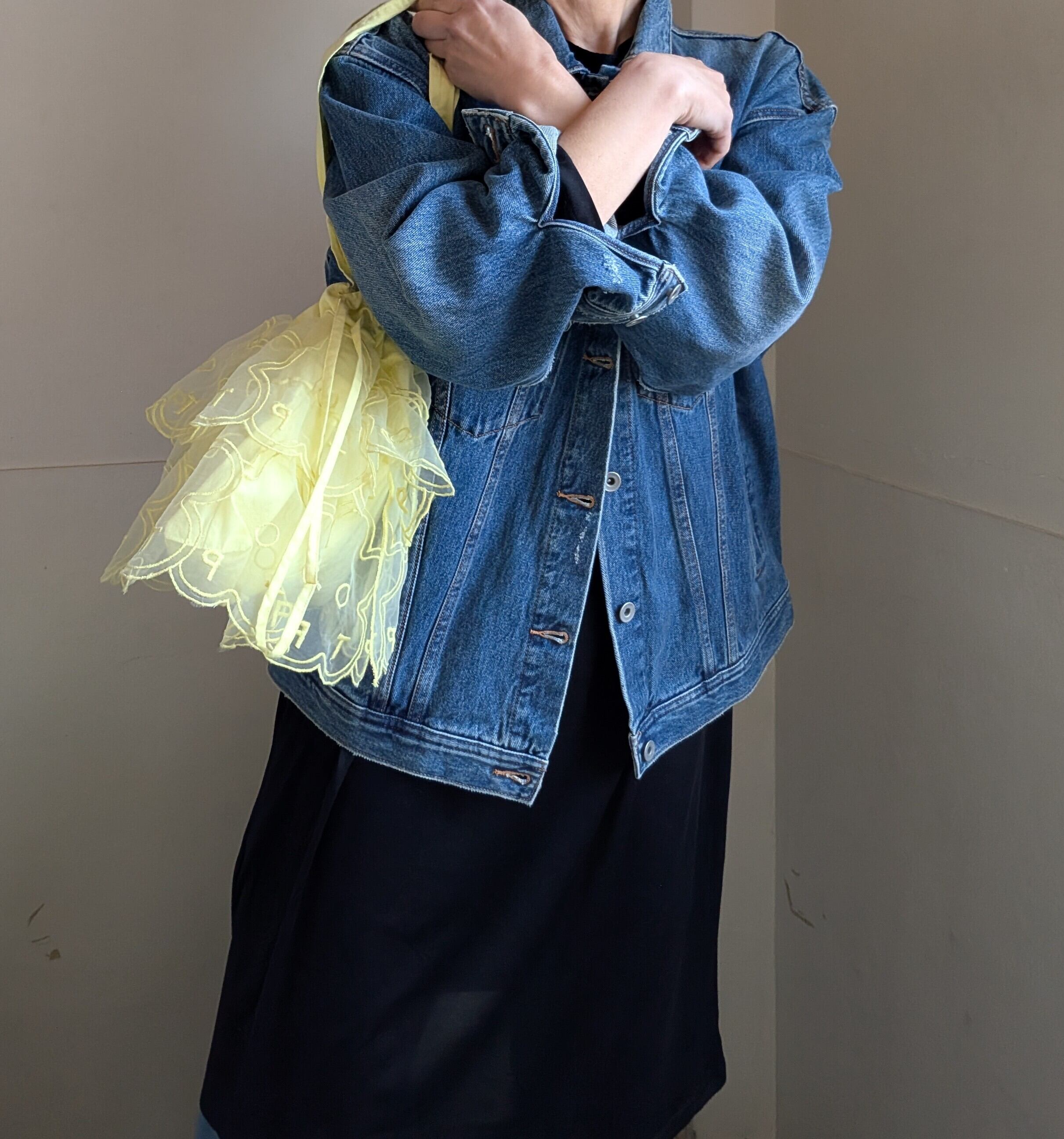 THEATRE PRODUCTS ］シアタープロダクツ / FLOWER ORGANDY TOTE BAG