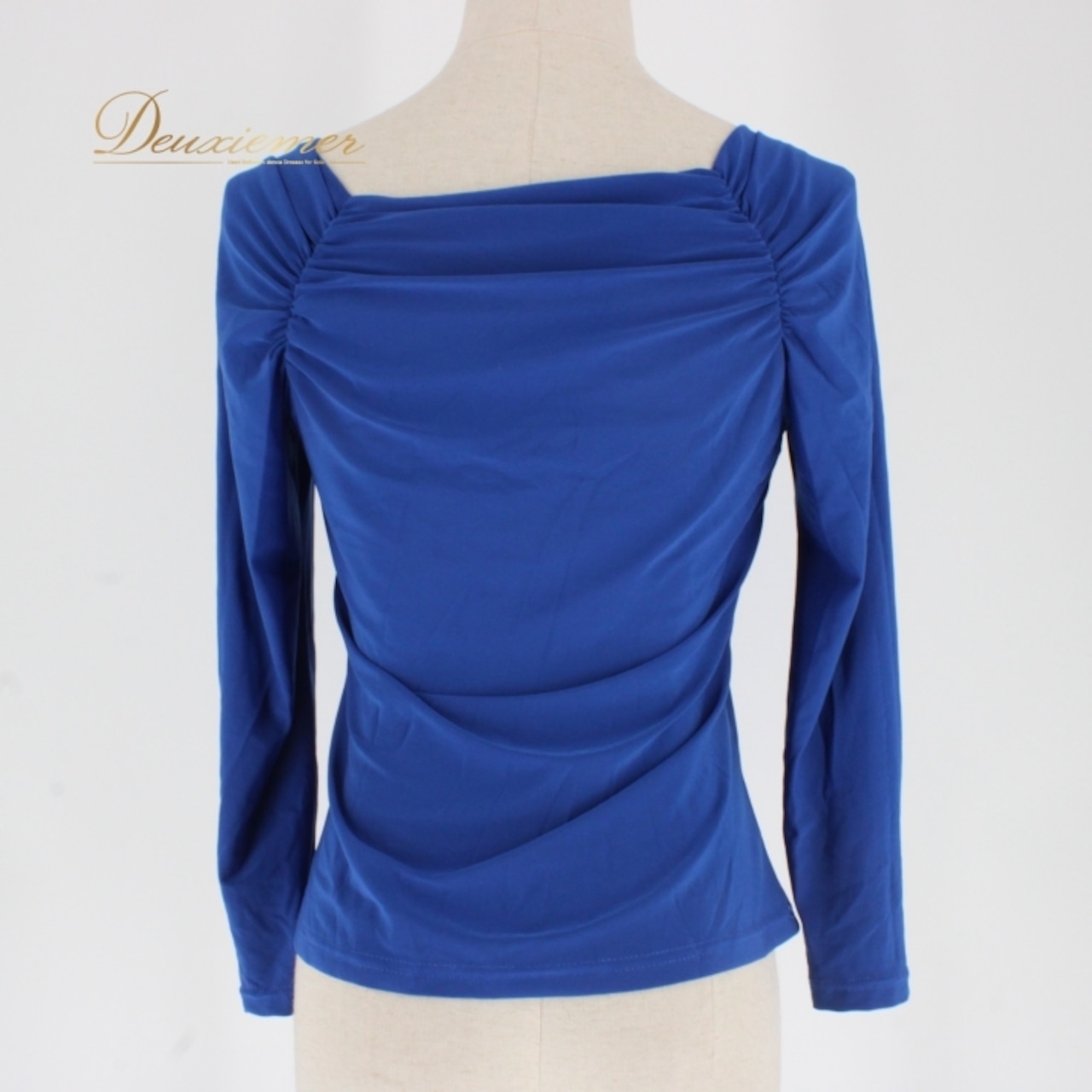 社交ダンス 衣装 スタンダード トップス レッスンウェア Create-Sun クリエイトサン 青 ブルー系 無地 シンプル 長袖 練習着 フォーマル 練習用 衣装 女性用 スポーティー おしゃれ 高品質 伸縮性 洗濯可 フォーマルウェア ダンスウェア カジュアル 着心地 コーディネート 人気ブランド シンプルデザイン 便利 組み合わせ自由