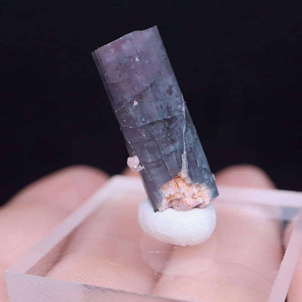 ブルー トルマリン 結晶 電気石 3.1g T638 鉱物 天然石 原石