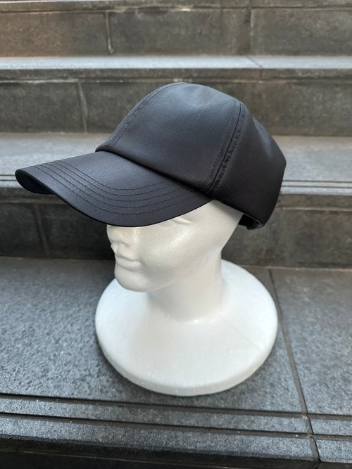 『my beautiful landlet』CHINTZ FINISH WOOL CAP / black