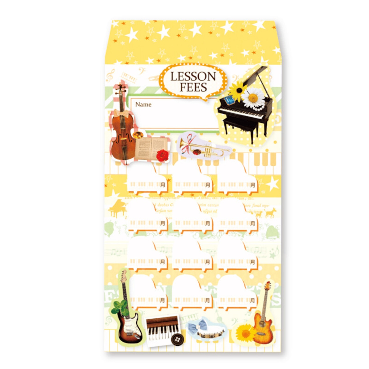 月謝袋 コラージュ 10枚入り