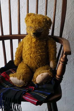 もじゃもじゃテディベア-vintage teddy bear