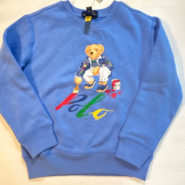 【140-170cm】大人もOK キッズ（男の子）ベア　トレーナー