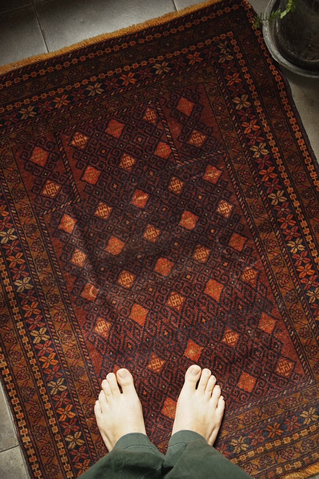 1057 -Vintage Baluch rug | 手織りのヴィンテージラグ専門店 | Bahr