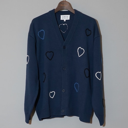 CC HAPPY HEARTFULL CARDIGAN -NAVY-