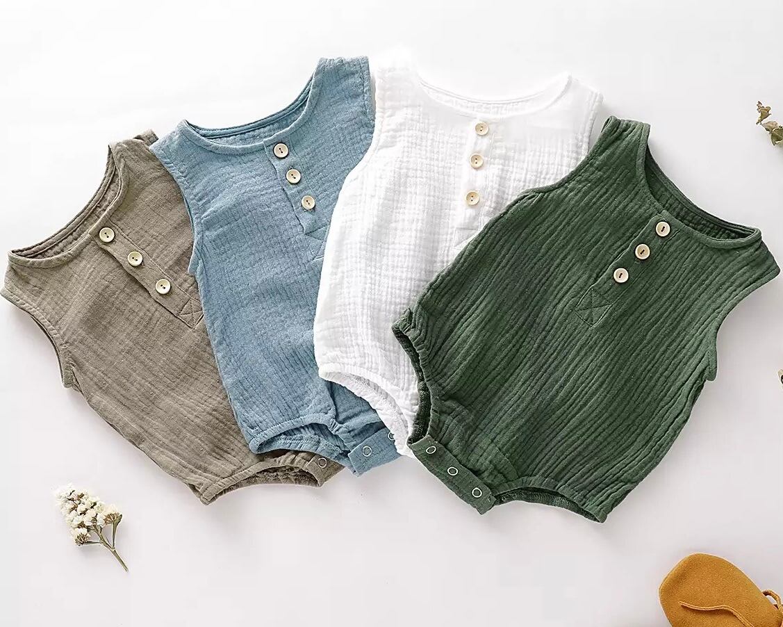 薄手ロンパース / 女の子 / 男の子 / 〜18ヶ月( A〜D )