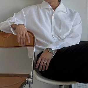 モードカラーホワイトシャツ　MT0080409