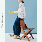 ロイヤルブルーが新鮮:コクーンルーズシルエットスウェットパンツ i0504