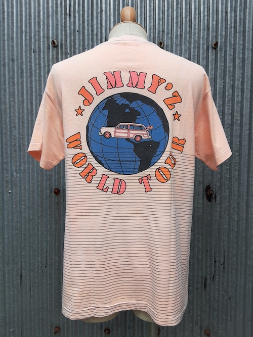 90's "JIMMY'Z" Vintage world tour t-shirt / 90年代 "ジミーズ" ヴィンテージ ワールドツアー Tシャツ