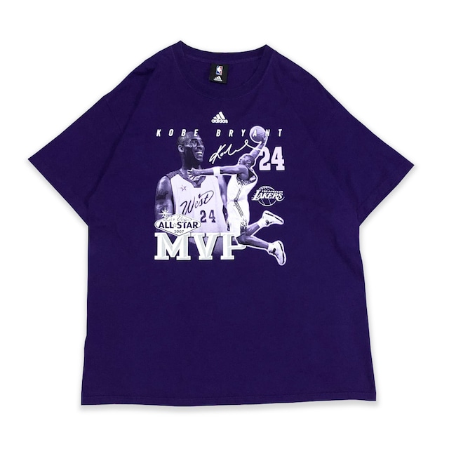 コービー・ブライアント 2007 オールスターゲーム MVP フォトプリント Tシャツ adidas