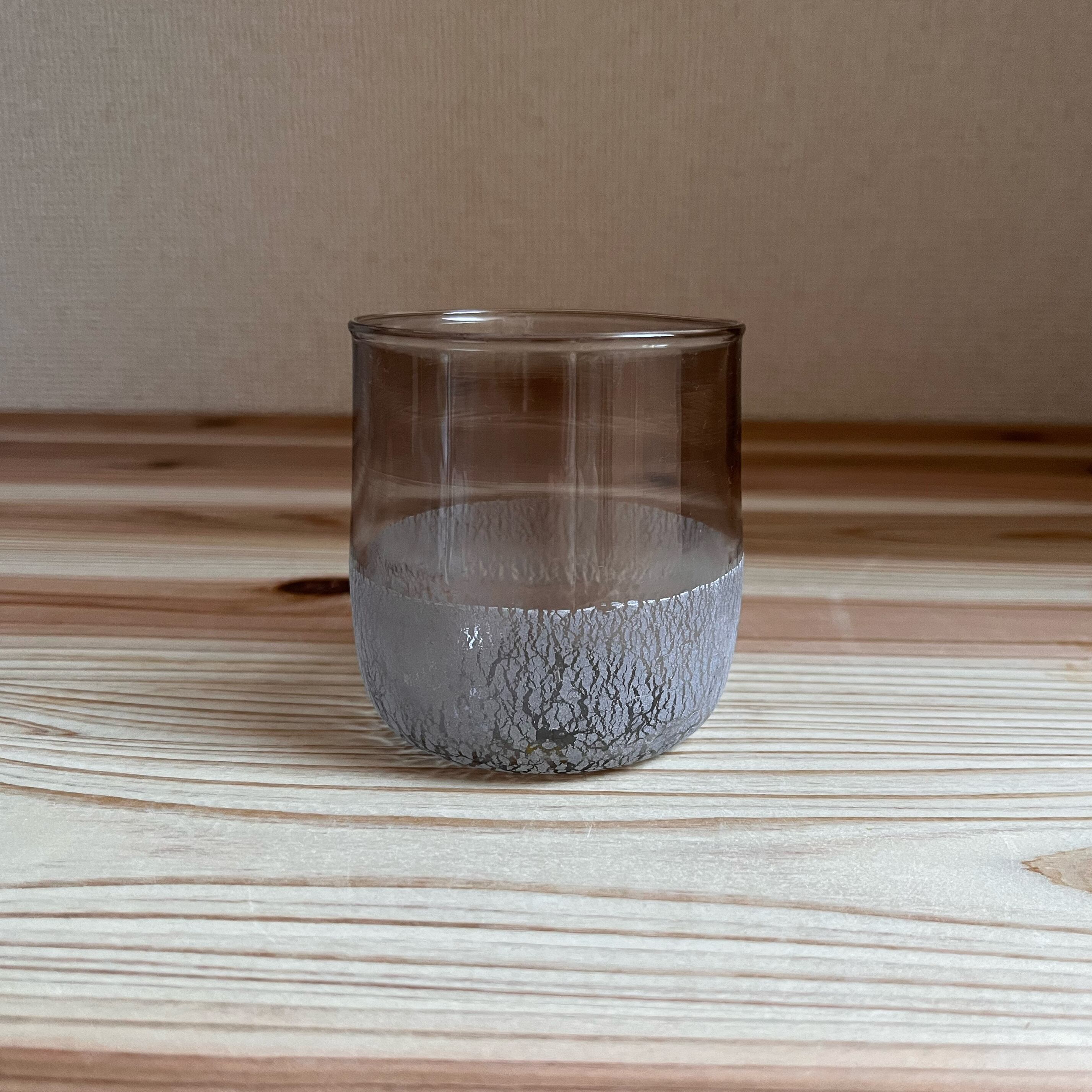 glass studio 三日月 Toudoグラス(グレー/白土)⑤