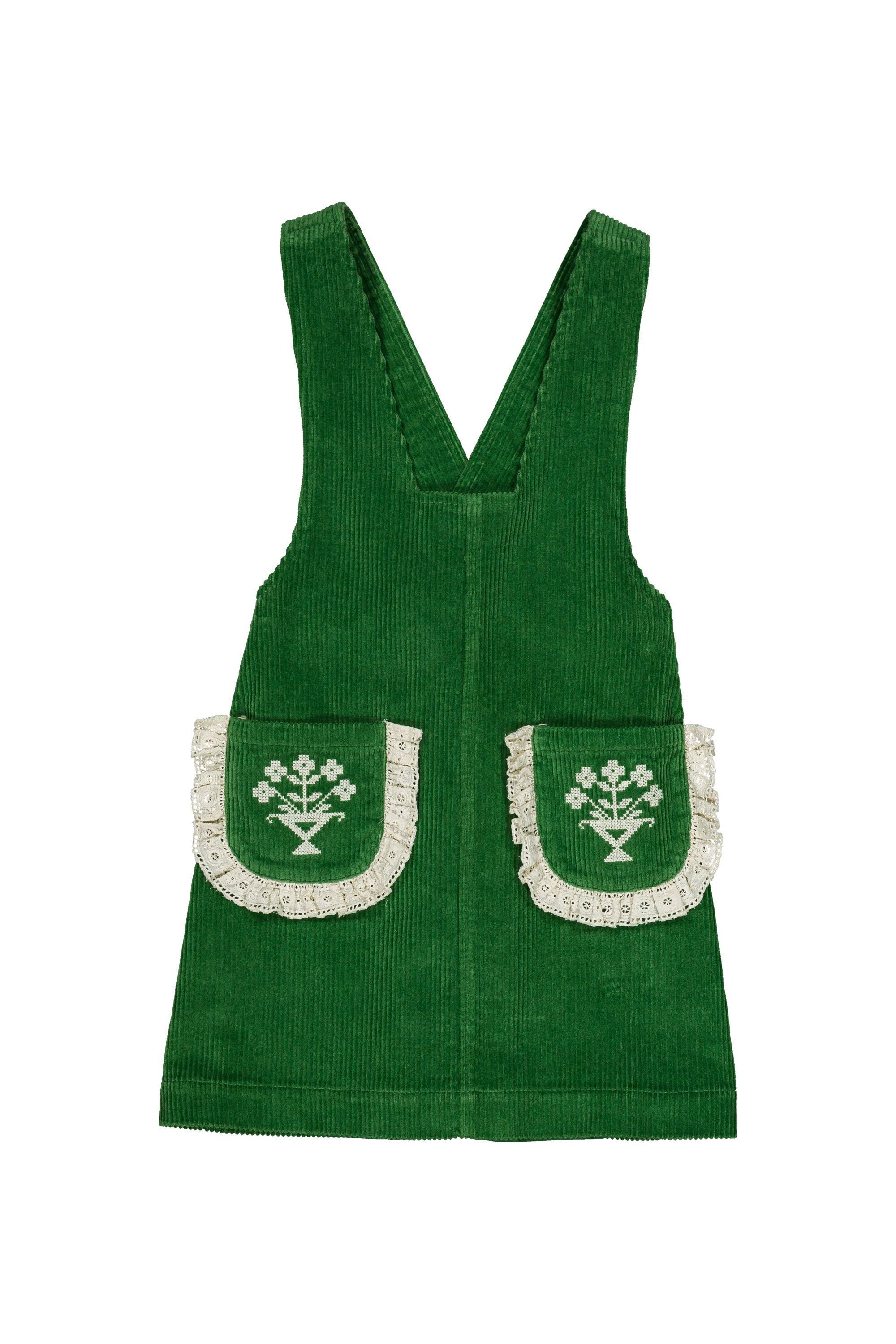 Hello Simone 半袖ワンピース　6y 26AW】hello Simone(ハローシモーヌ)Christie dress Mint(3y/4y/6y/8y