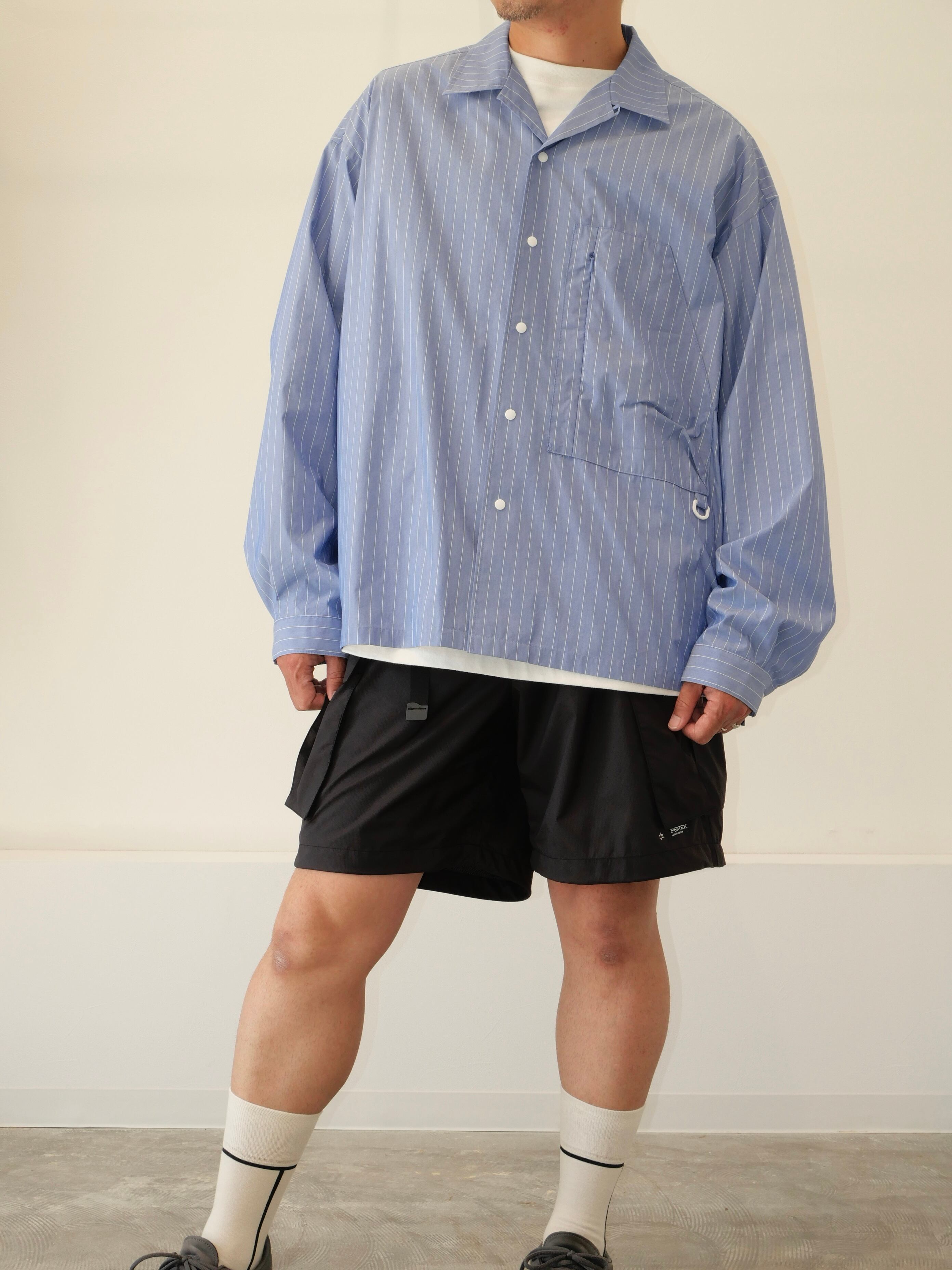 F/CE. RECYCLE OPEN COLLAR SHIRT | CONSTRUCT1