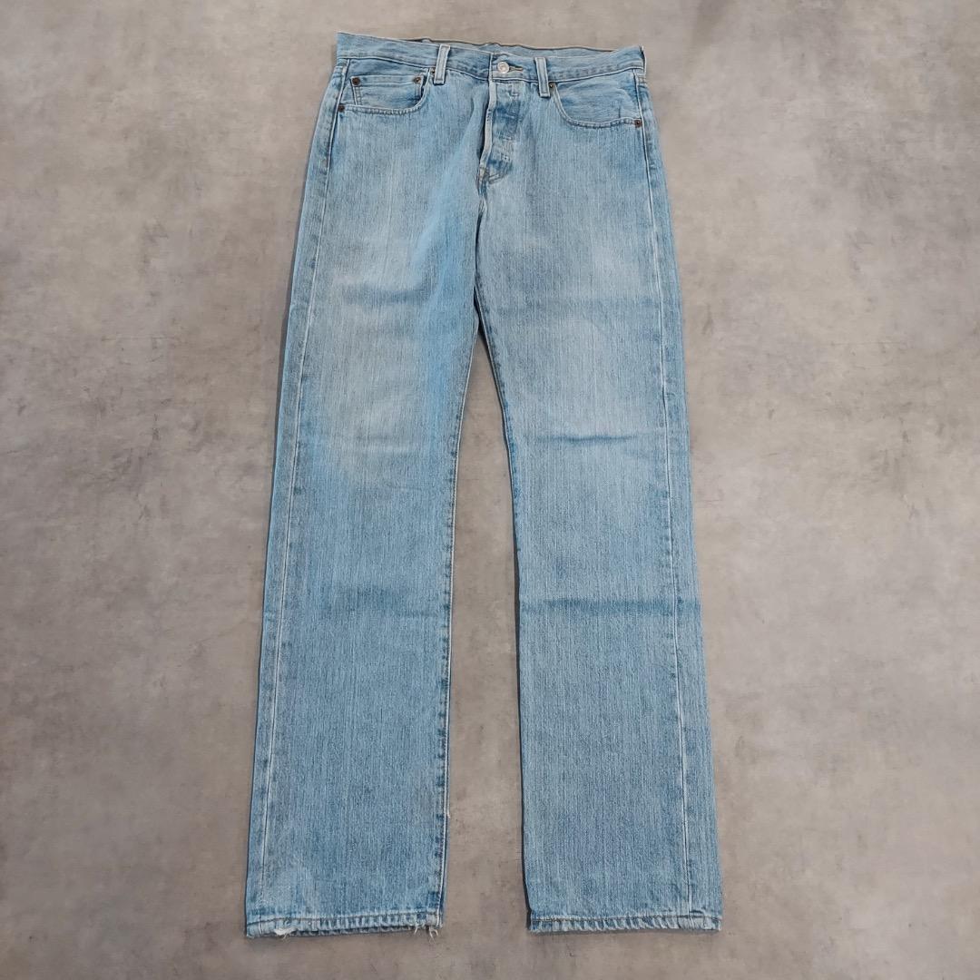 リーバイス501 Levis W32 ブルーデニム 青 古着 ボトム 21881