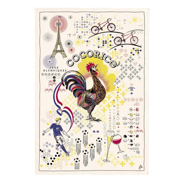 【Winkler】トーション キッチンリネン（cocorico）