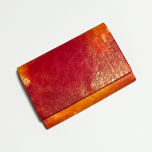 黒谷和紙の名刺入れ【緋色】No.2