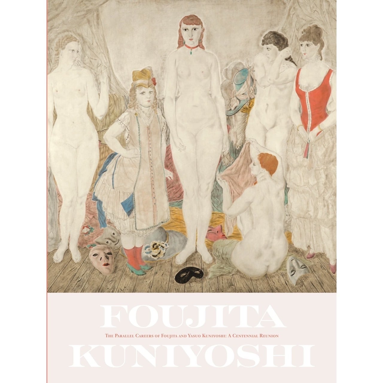国吉康雄、【階段上の裸婦】、希少な額装用画集画、新品高級額 額装付 藤田嗣治×国吉康雄：二人のパラレル・キャリアー百年目の再会」展 公式