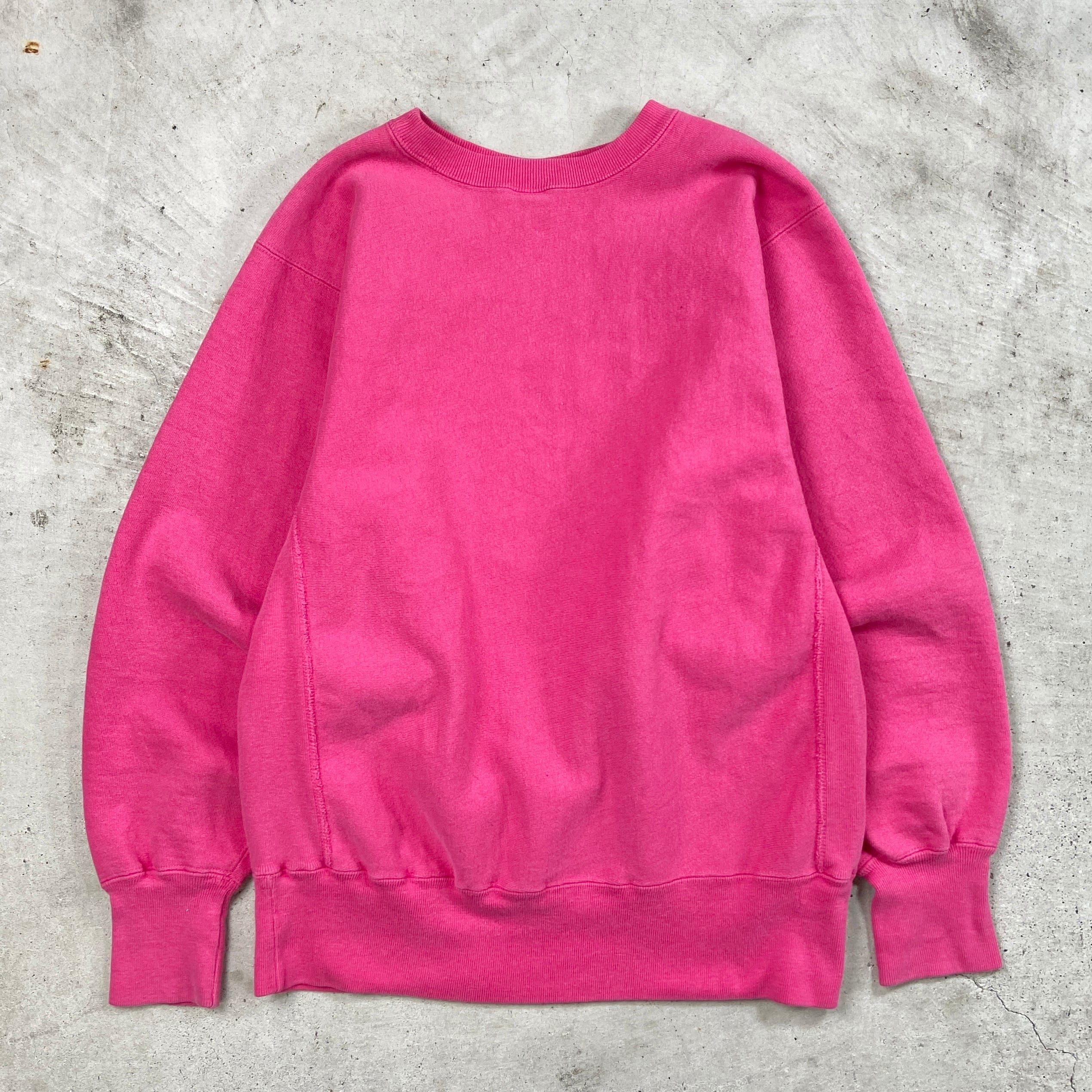 Champion Reverse Weave Lサイズ ピンク トレーナー reverse weave リバースウィーブ 80s トレーナー ピンク 80s champion