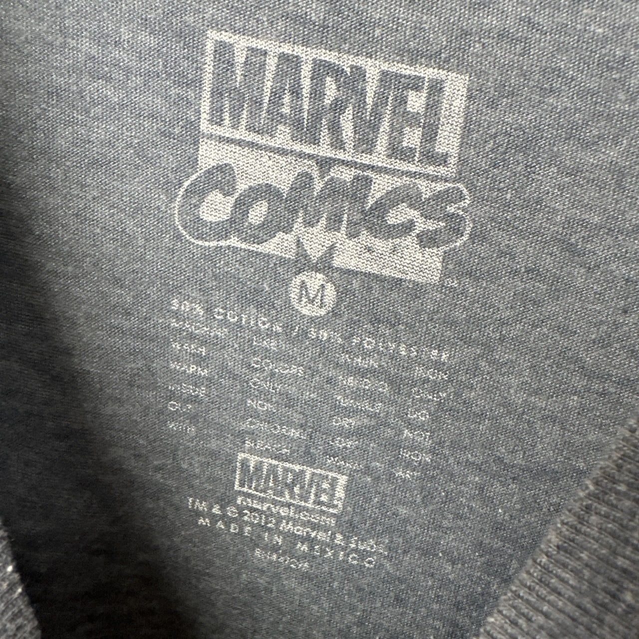 MARVEL キャプテン・アメリカ サイズ:M 半袖 Tシャツ サックス MARVEL キャプテン・アメリカ サイズ:M 半袖 Tシャツ サックス
