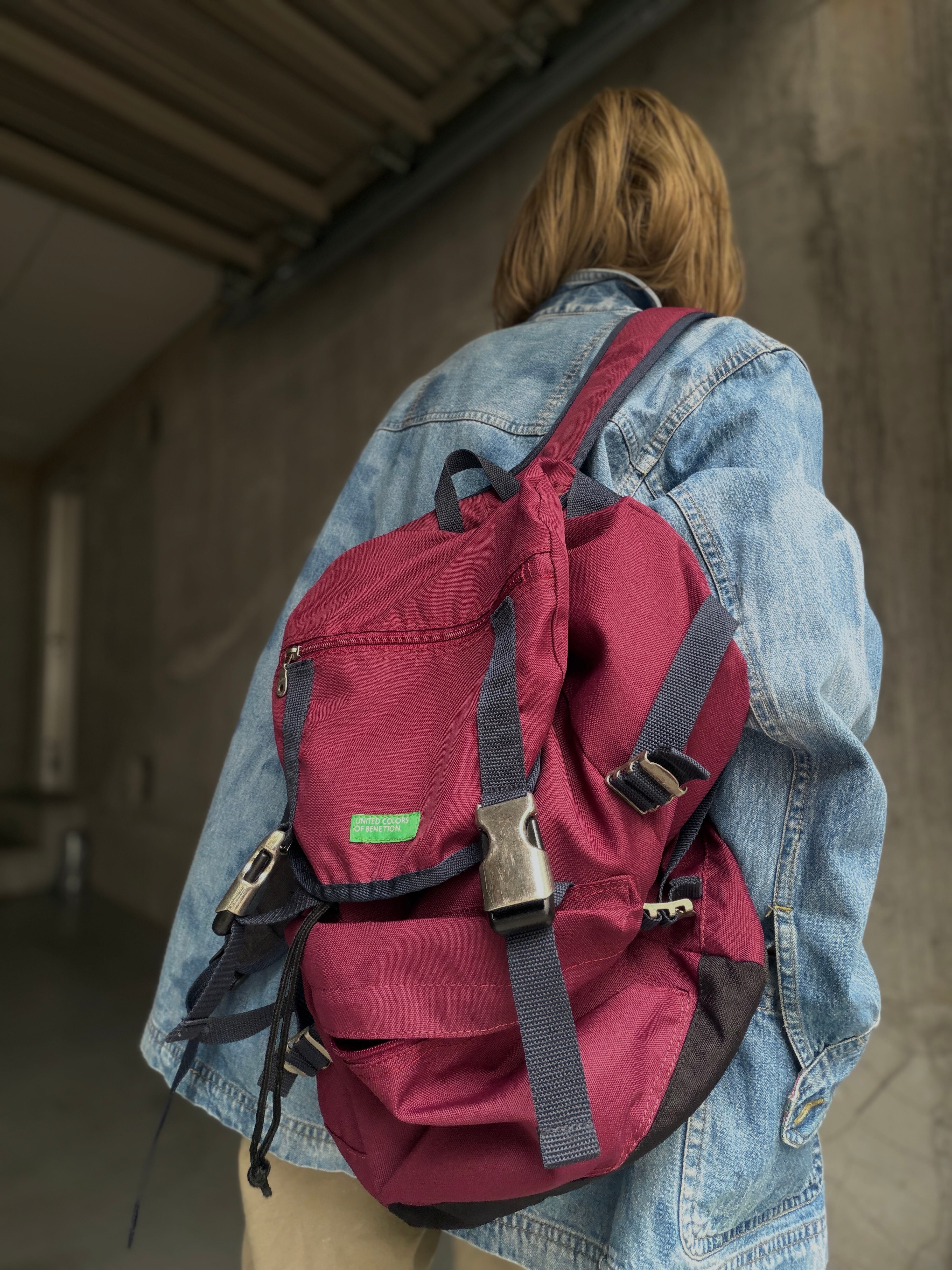 (AC1123)90‘s UNITED COLORS OF BENETTON. backpack