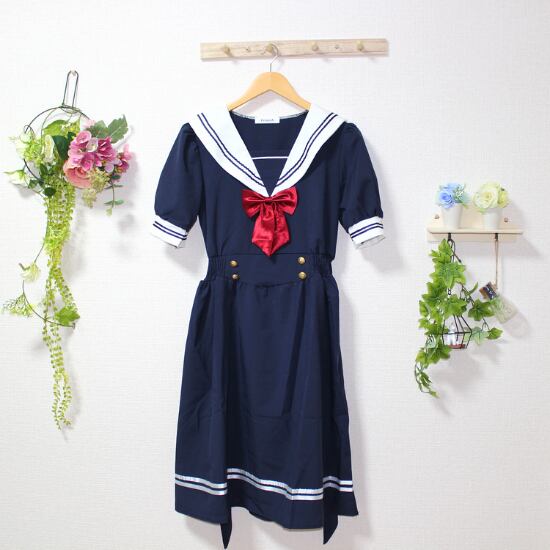 マリンセーラーワンピース Freezia マリンセーラーワンピース Freezia