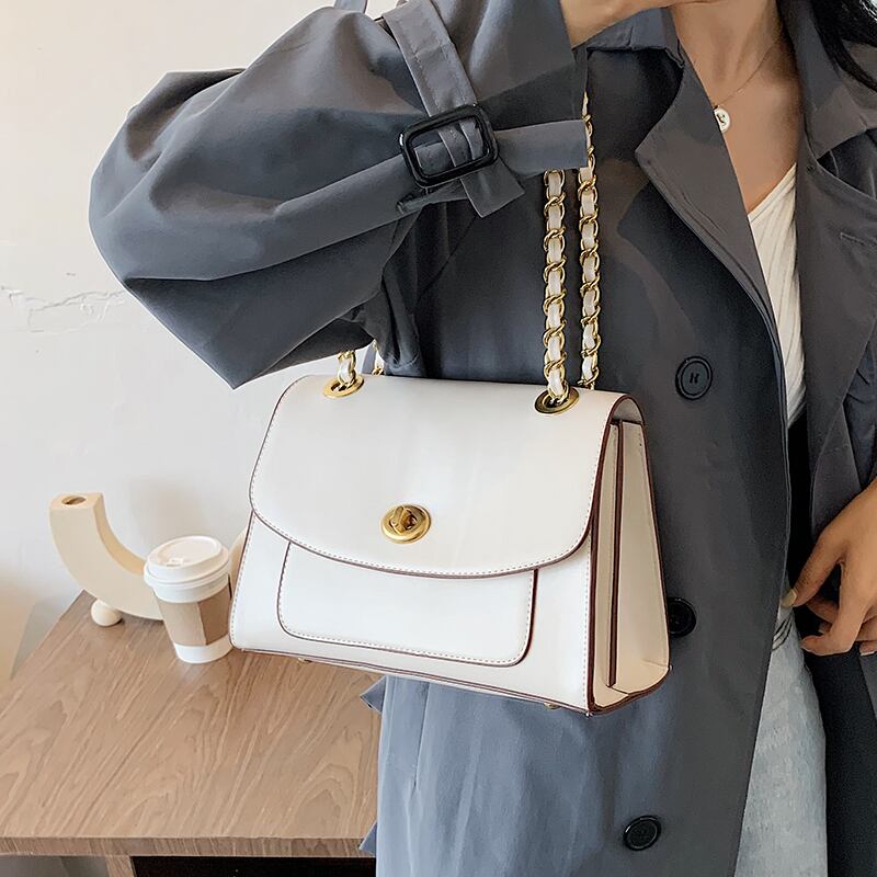 センススモールバッグメス2020新しいトレンディなファッションチェーンワイルドワンショルダーアンダーアームバッグネットセレブメッセンジャースモールスクエアバッグ 手作りハンドバック85968007019