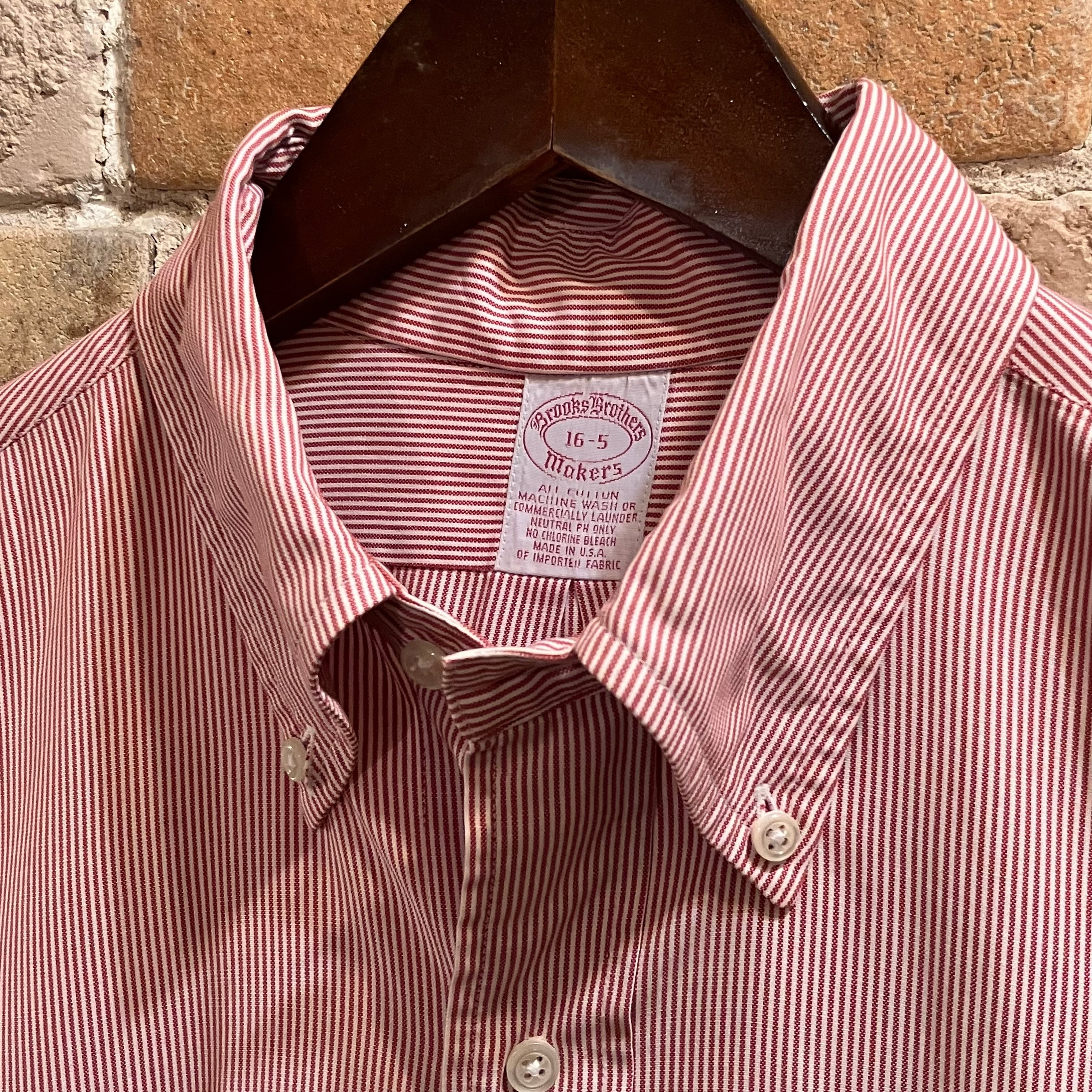 新品】アメリカ製Brooks 淑やか Brothers ボタンダウンシャツ