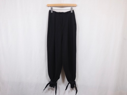 TENNE HANDCRAFTED MODERN " ribbon knit pants “ Black