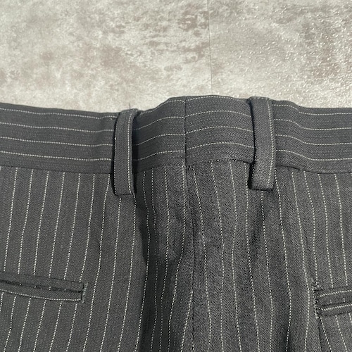 90s Armani COLLEZIONI black pants 詳細写真15