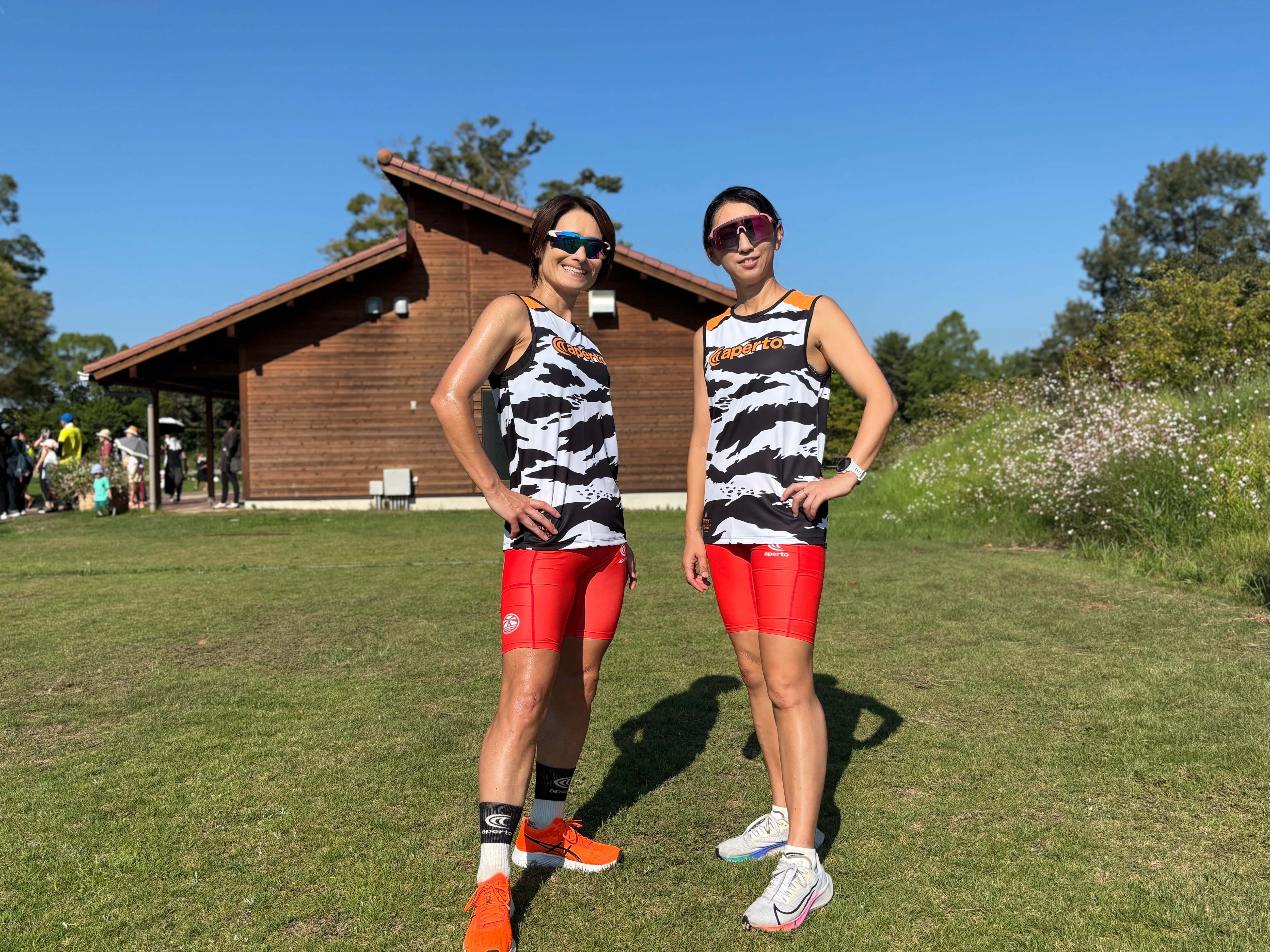 AP 125248】レディース 全昇華アドバンスタイツ フラッシュオレンジ