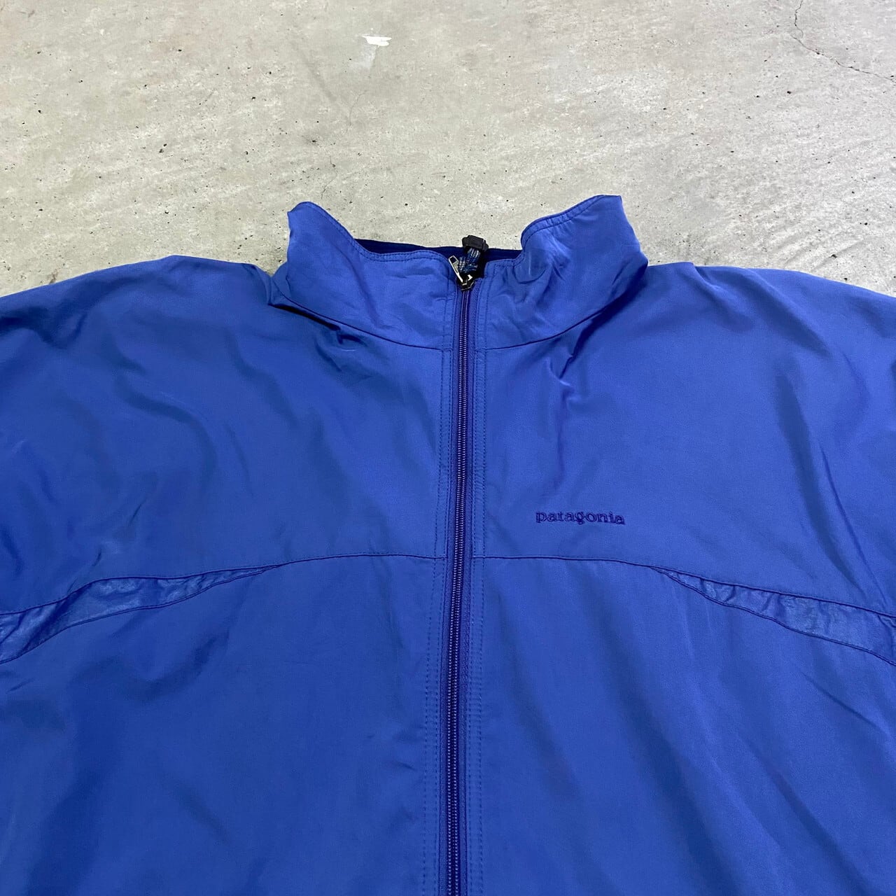 02年製 patagonia パタゴニア インテグラルジャケット 84500 メンズL 古着 ブルー 青色 ウィンドブレーカー 00s ヴィンテージ  ビンテージ【アウトドアジャケット】【CS2211-40】【CS2301-30】【AN20】 | cave 古着屋【公式】古着通販サイト