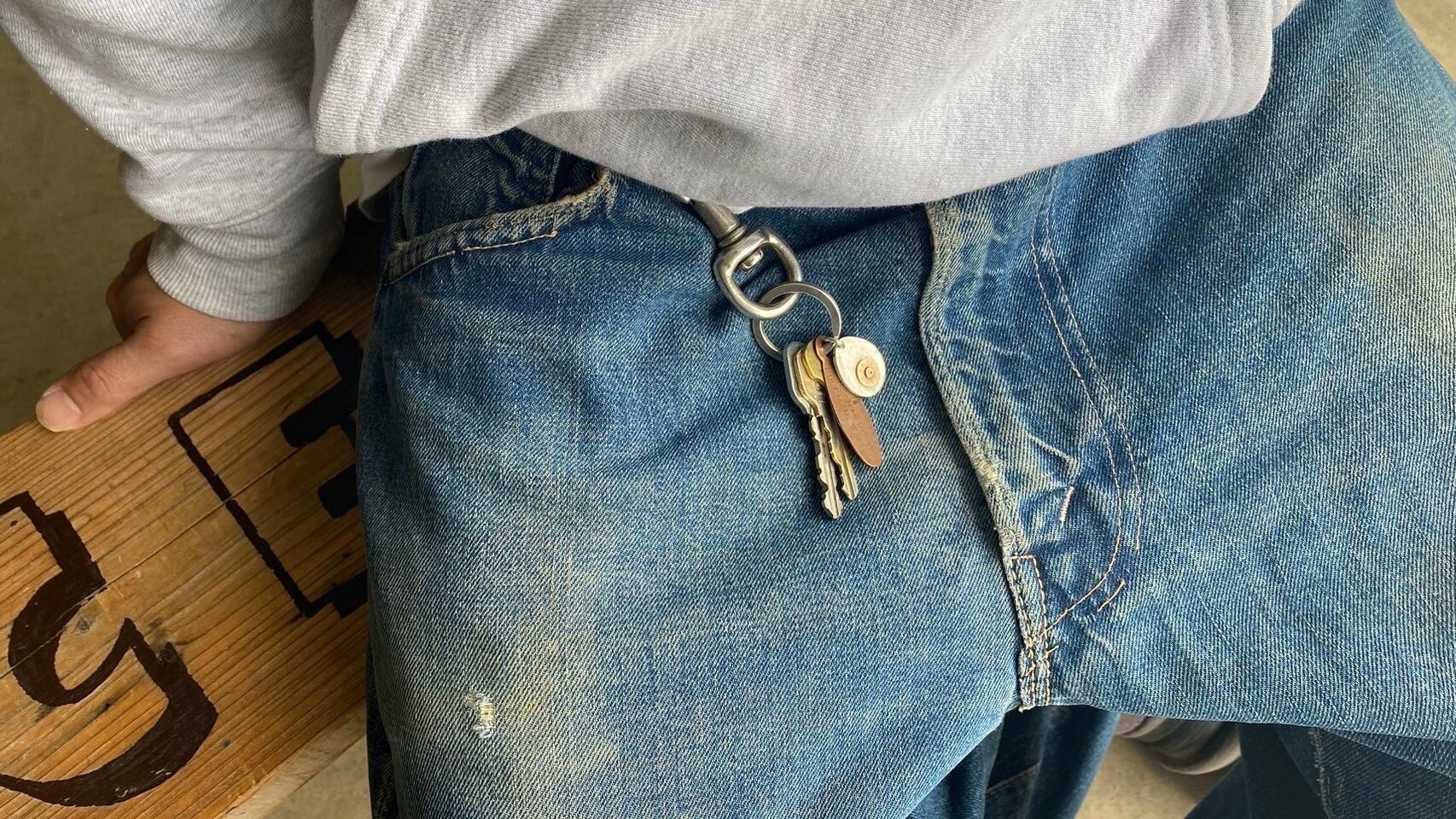 LEVI'S 1890-1920 RIVETED METAL SILVER 925 PENDANT TOP【H