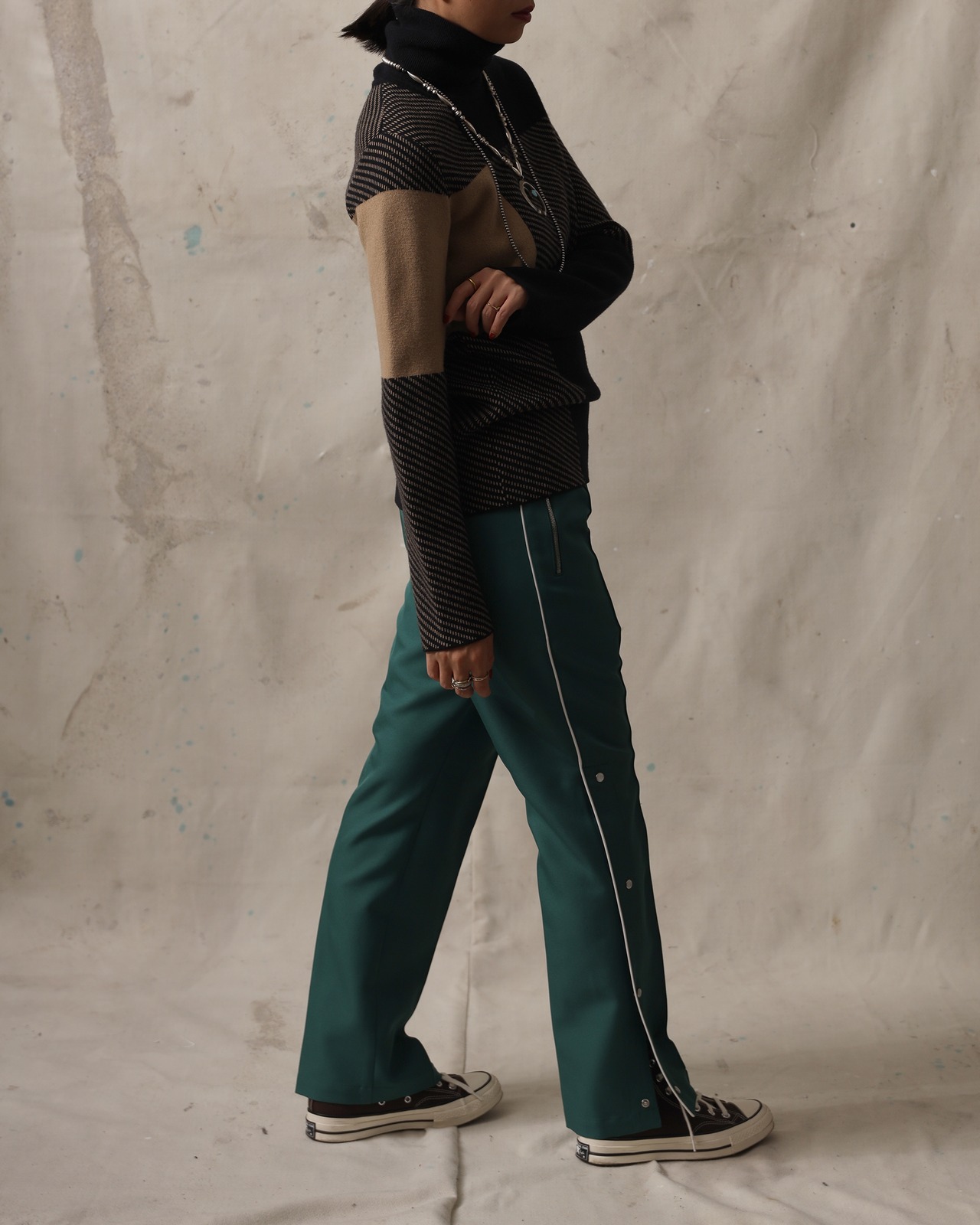 Chloe / Color Block Knit