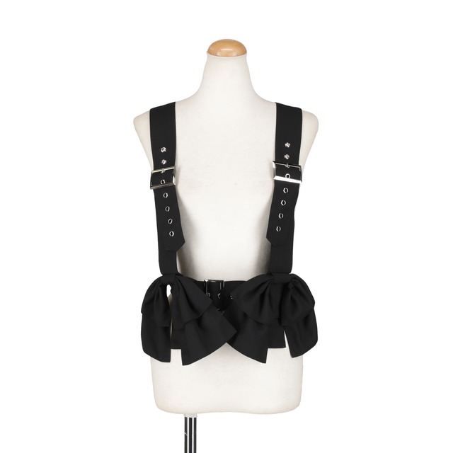 リボンベルトハーネス　BLACK