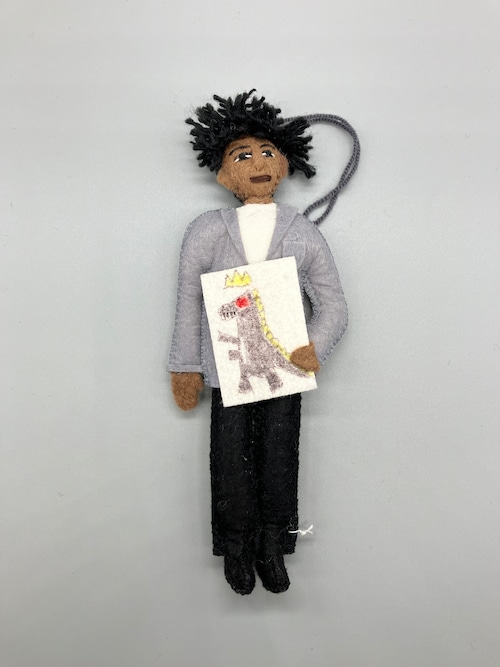 SILK ROAD BAZAAR FIGURE ORNAMENT - JEAN MICHEAL BASQUIAT