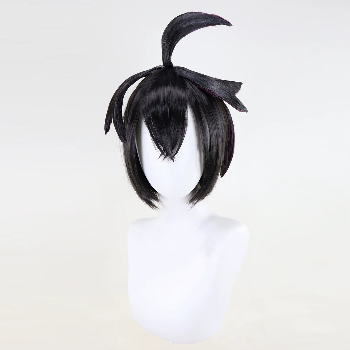 コスプレ耐熱ウィッグ オーダー キャラクター造形ウィッグ ブラック 