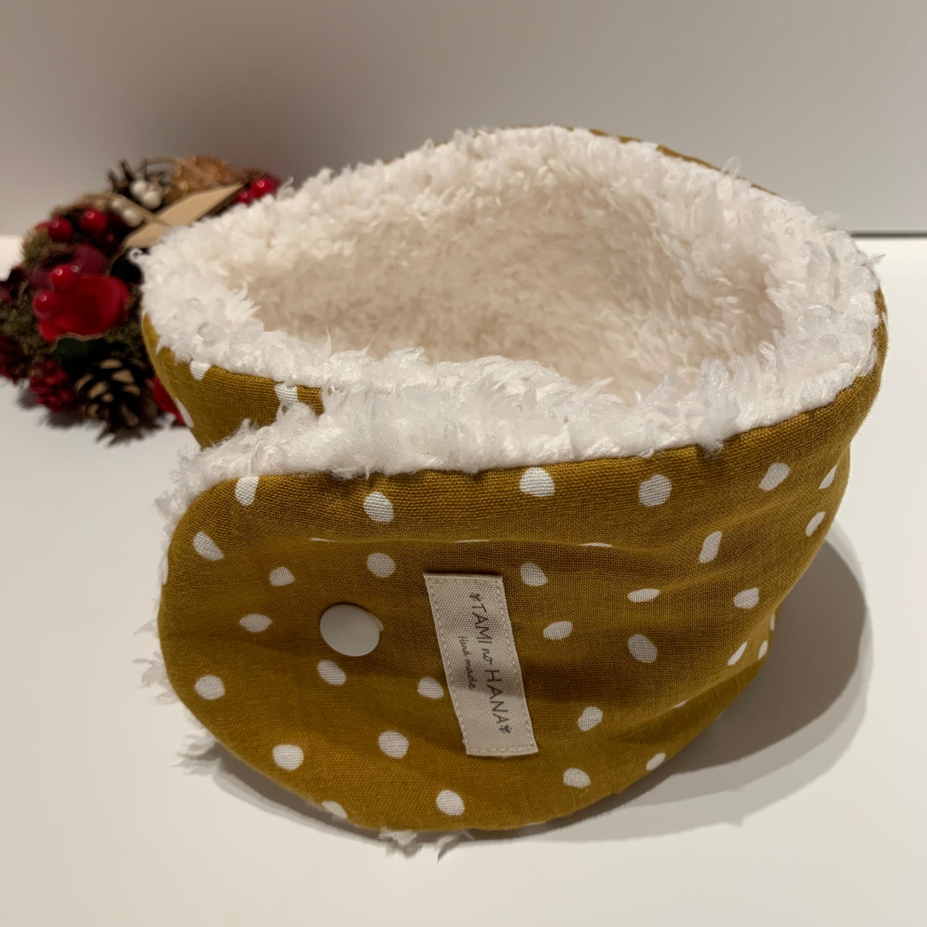 dot brownのモフモフマフラー/long