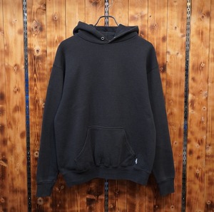 90s discus パーカー M/無地 ディスカス USA製 黒 ブラック