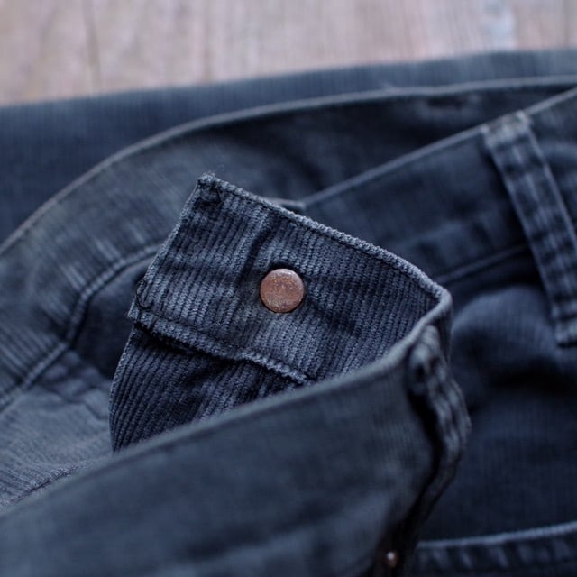 1980s Levi's 517 - 1558 Corduroy Pants Black / リーバイス