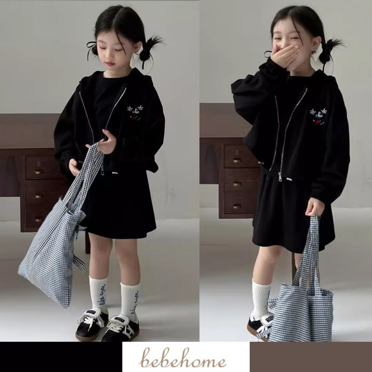 秋刺しゅうジャケット&スカートセット