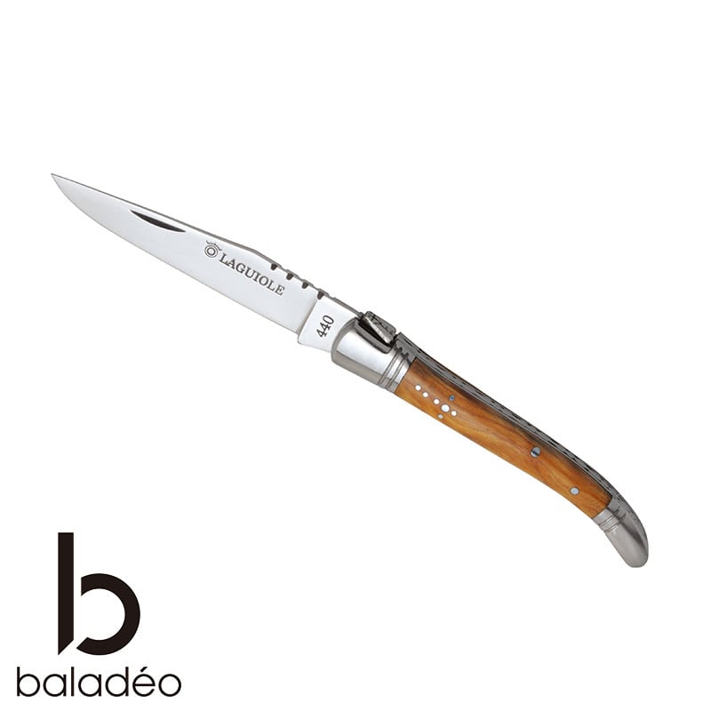 baladeo(バラデオ) Laguiole knife 11cm olive tree wood bd-0015 アウトドア キャンプ ラギオール  ライヨール テーブル ナイフ | Greenfield.od　グリーンフィールド アウトドア powered by BASE