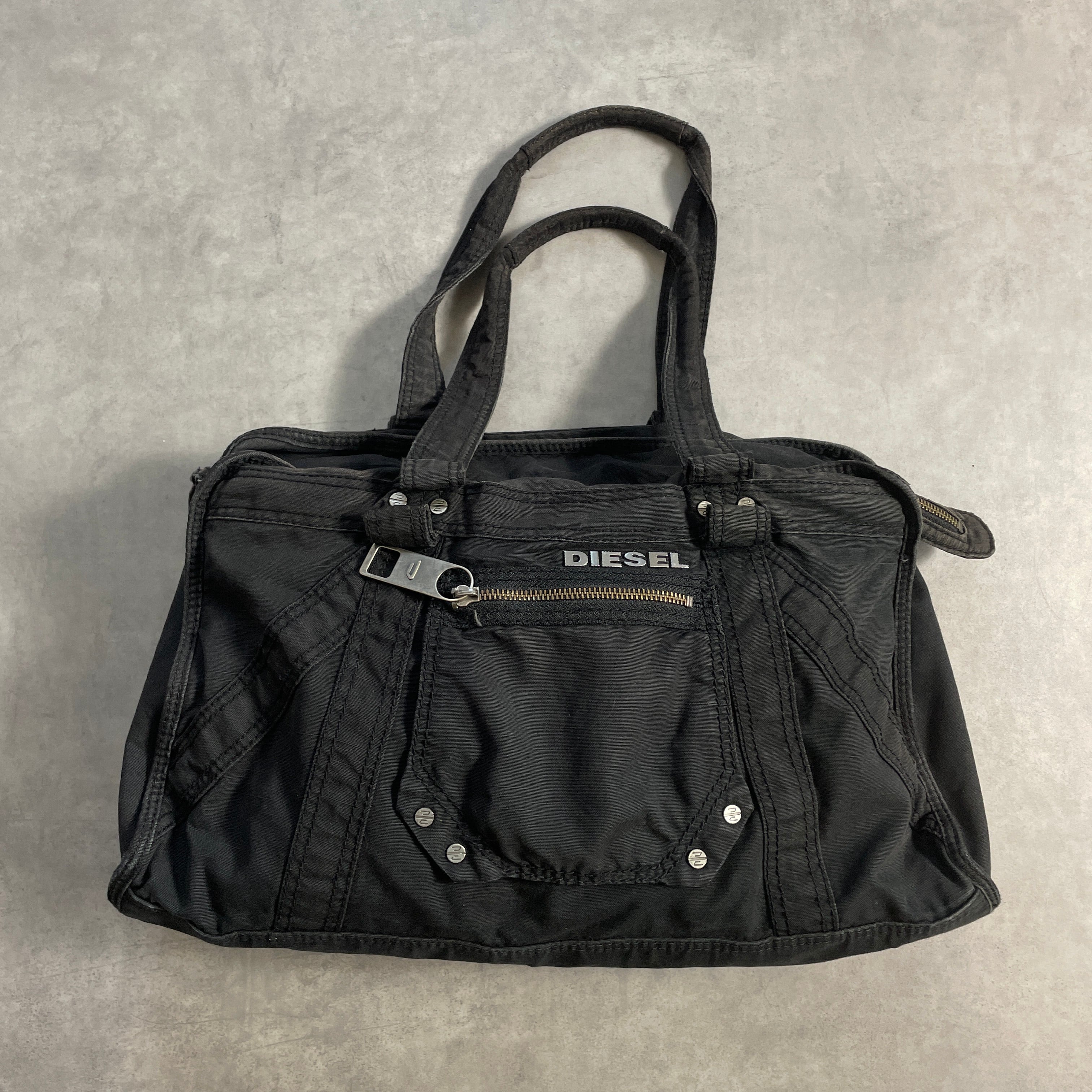 00s DIESEL Archive shoulder bag black y2k フェアリーグランジ