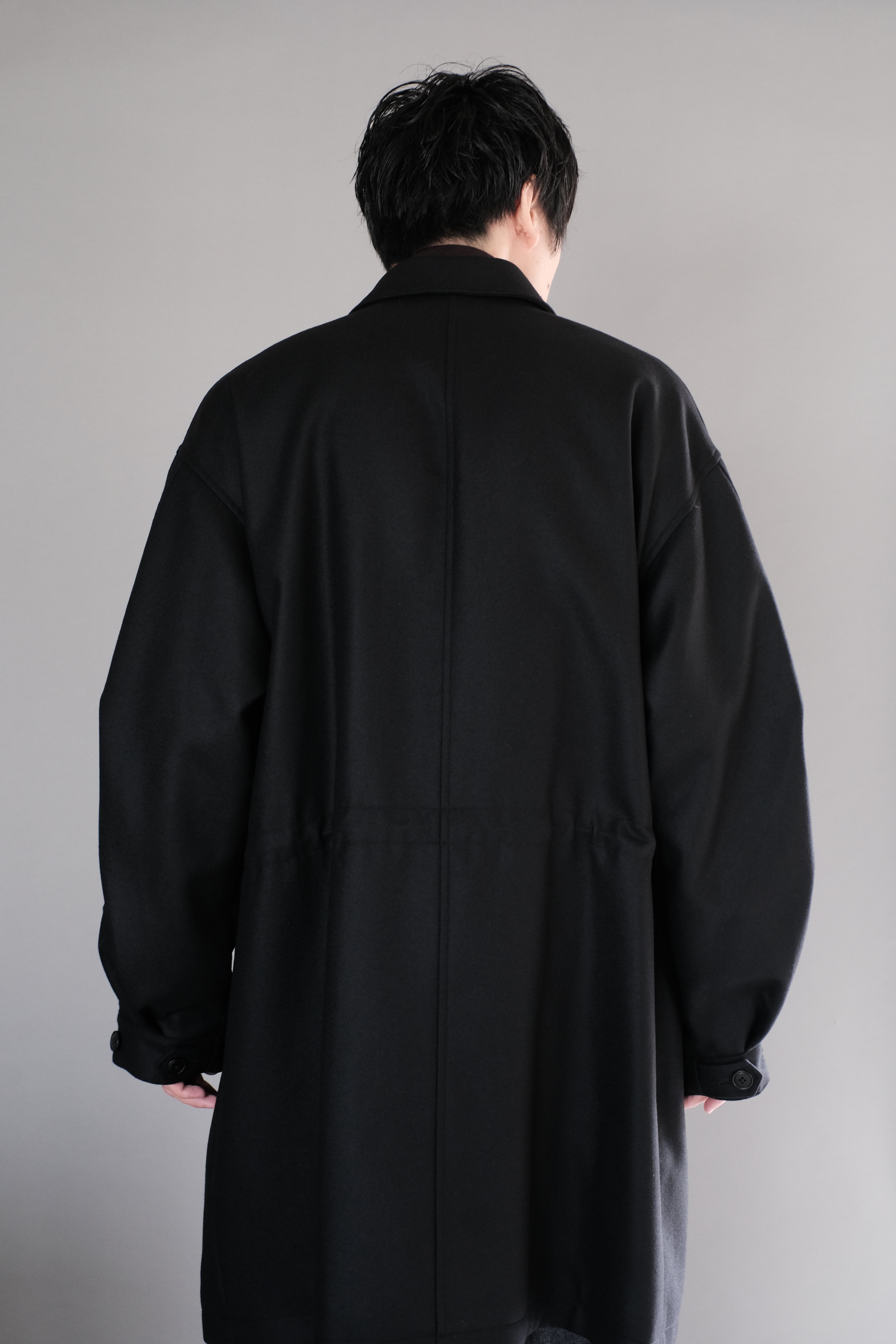 ULTERIOR / SUPER FINE LIGHT MELTON B/C FIELD COAT | LIVING