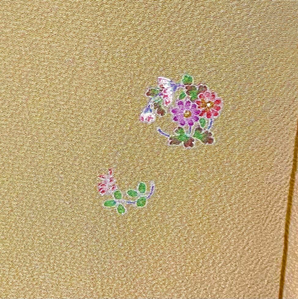 飛び柄小紋 〉SALE 花丸紋様 ベージュ 古典柄 トール | Pay ID 飛び柄小紋 〉SALE 花丸紋様 ベージュ 古典柄 トール | Pay ID