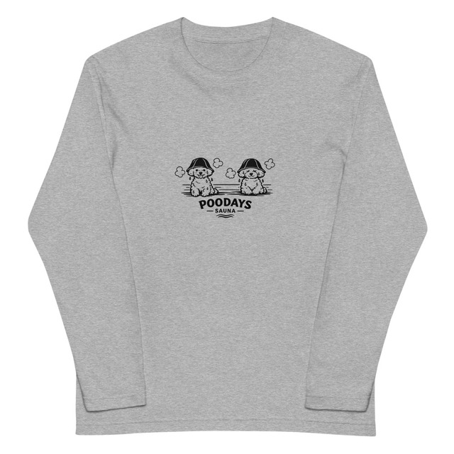 ととのい中_サウナver. 長袖Tシャツ[P0148]