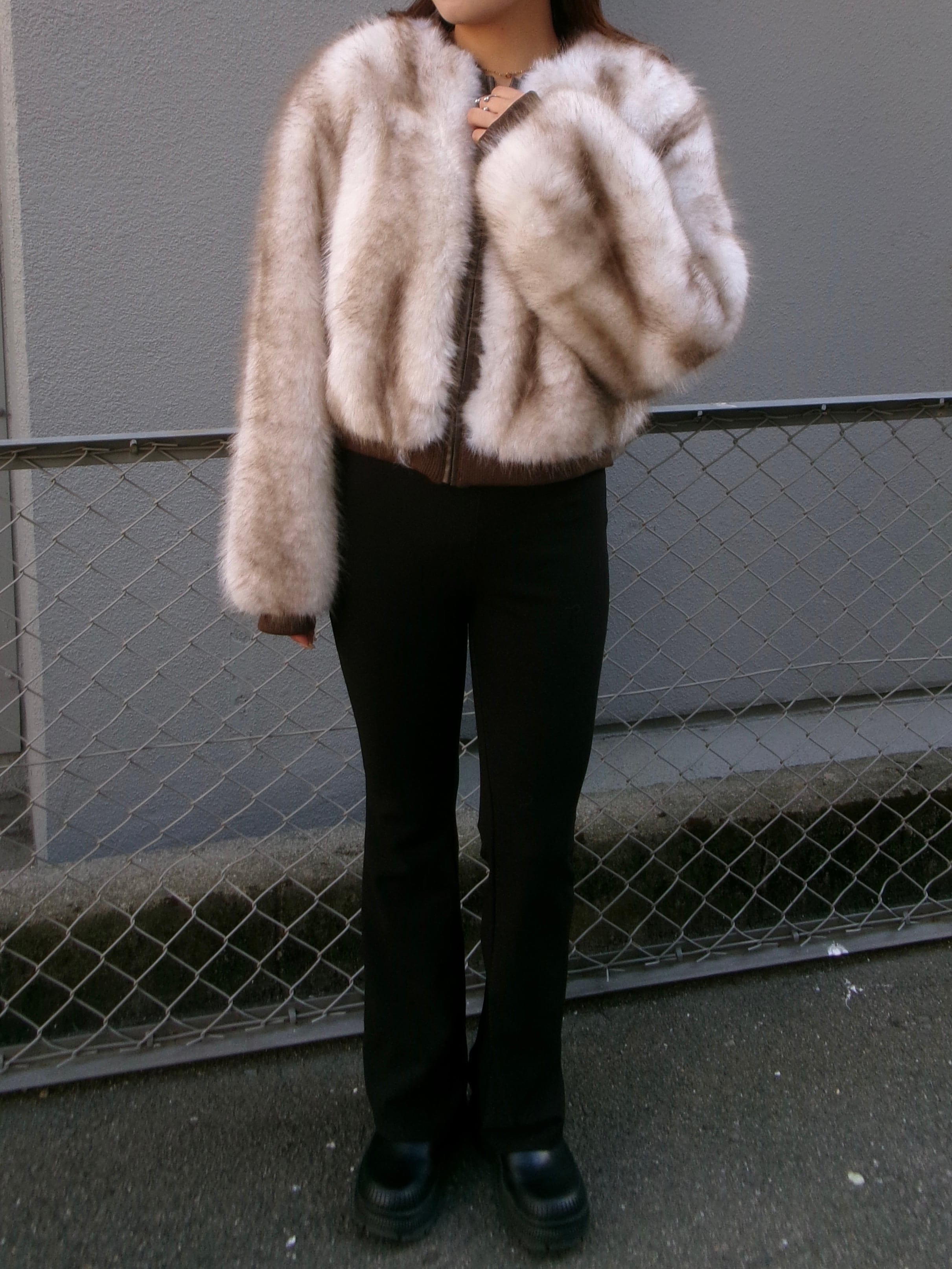 fur blouson | iseeroom.