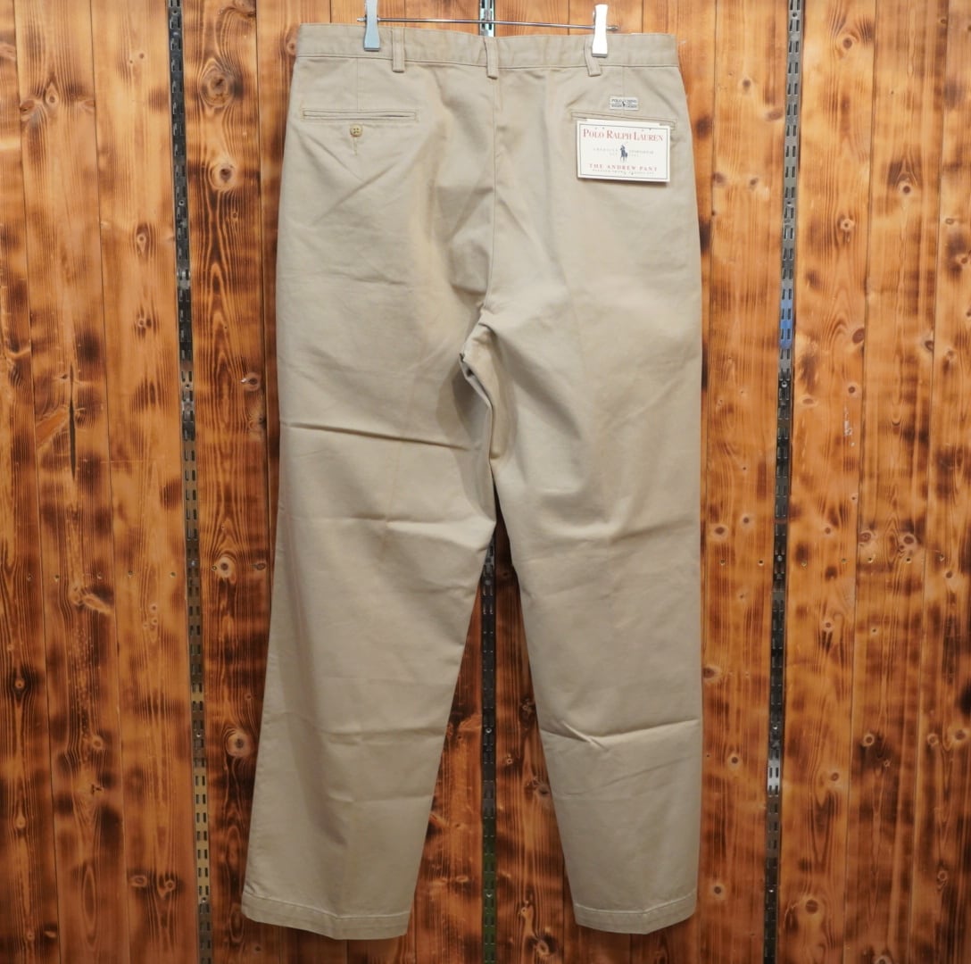 90s デッドストック ralphlauren polochino チノパン W36 ラルフ 90s デッドストック ralphlauren polochino チノパン W36 ラルフ