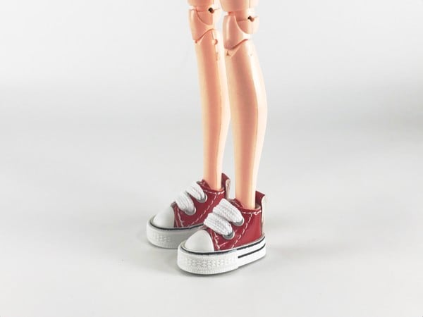 ドール靴 1/6 女性用 スニーカー SHP125RED MW - 画像5