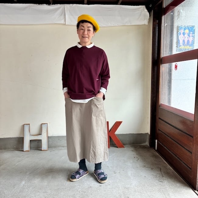 g) グラム レディース スカート g_012DM LIGHT DENIM ONE SHOULDER